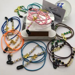 بند عینک فانتزی رنگی کد 302
