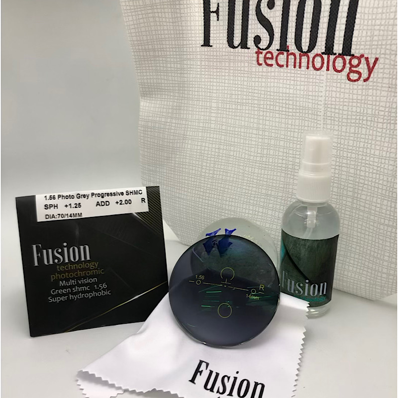 عدسی طبی تدریجی فتوکرومیک 1,56 برند Fusion عدسی طبی تدریجی فتوکرومیک 1,56 برند Fusion